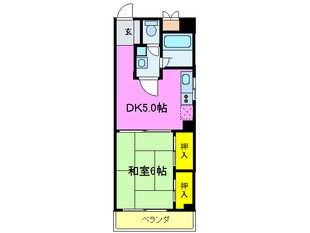 サンハイツ元町の物件間取画像